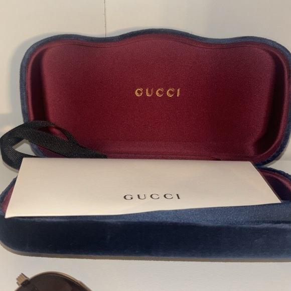 COPY - NEW GUCCI 59MM PILOT AVIATOR SUNGLASSES ($435 MSRP) - Picture 4 of 5